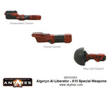 Algoryn AI Liberator combat skimmer - X10 Special weapons