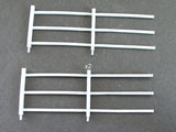 3 Rail Fencing 85mm section x 2 (metal)