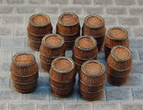 Medium Wooden Barrels (metal x10)