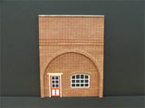 Brick arch with shop/office