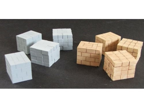 Stacks of Cardboard Cartons (resin)