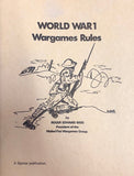 WWI Wargames Rules (Roger Edward Bigg)